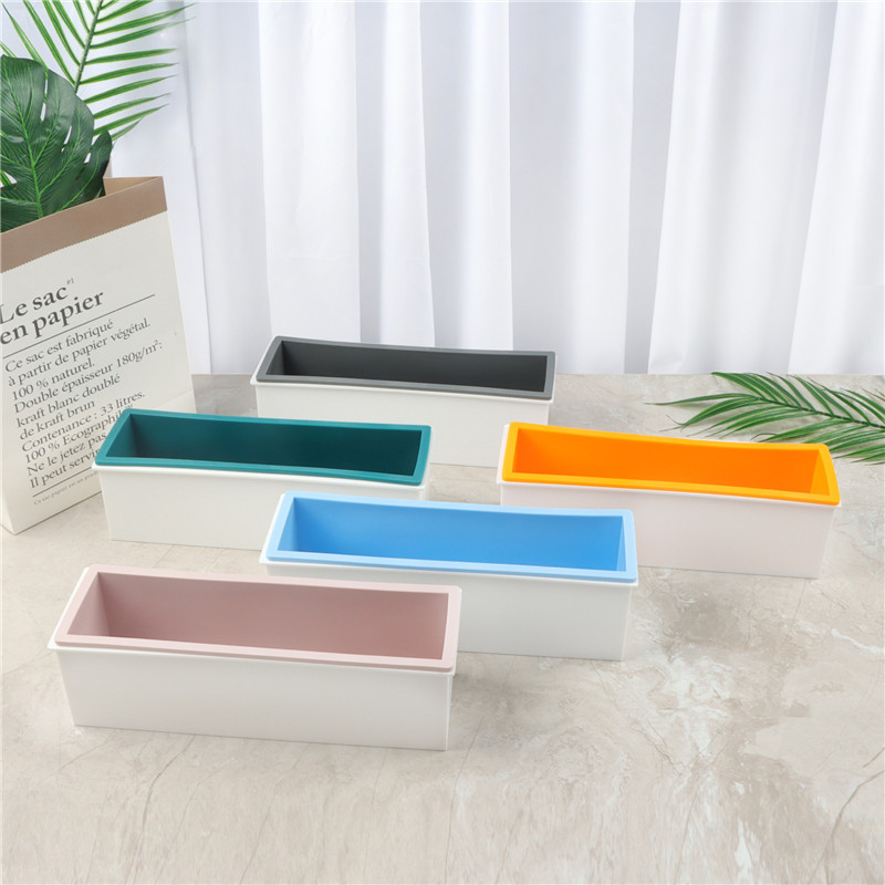 Soap Making Kit For Beginners - กล่องพลาสติก + ซิลิโคนด้านในสบู่แม่พิมพ์ 1200ml Mousse เค้กสบู่แม่พิมพ์