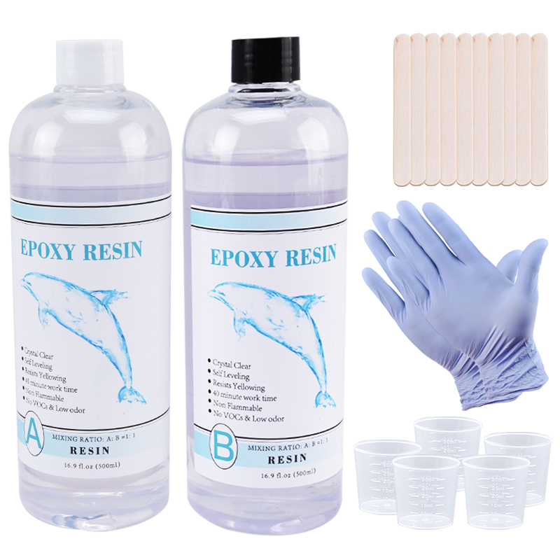 Soap Making Kit For Beginners - 1:1 เรซินอีพ็อกซี่ใส Crystal Clear Art เรซิ่นอีพ็อกซี่