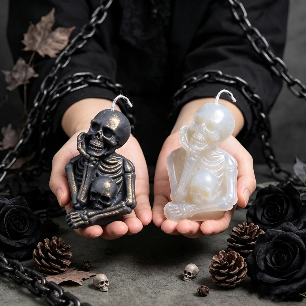 แม่พิมพ์รูปทรงกะโหลก 3D สมจริง - Soap Making Additives บทวิจารณ์และราคา