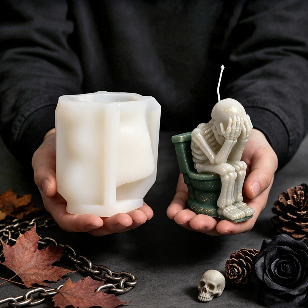 แม่พิมพ์รูปทรงกะโหลก 3D สมจริง - Soap Making Additives บทวิจารณ์และราคา