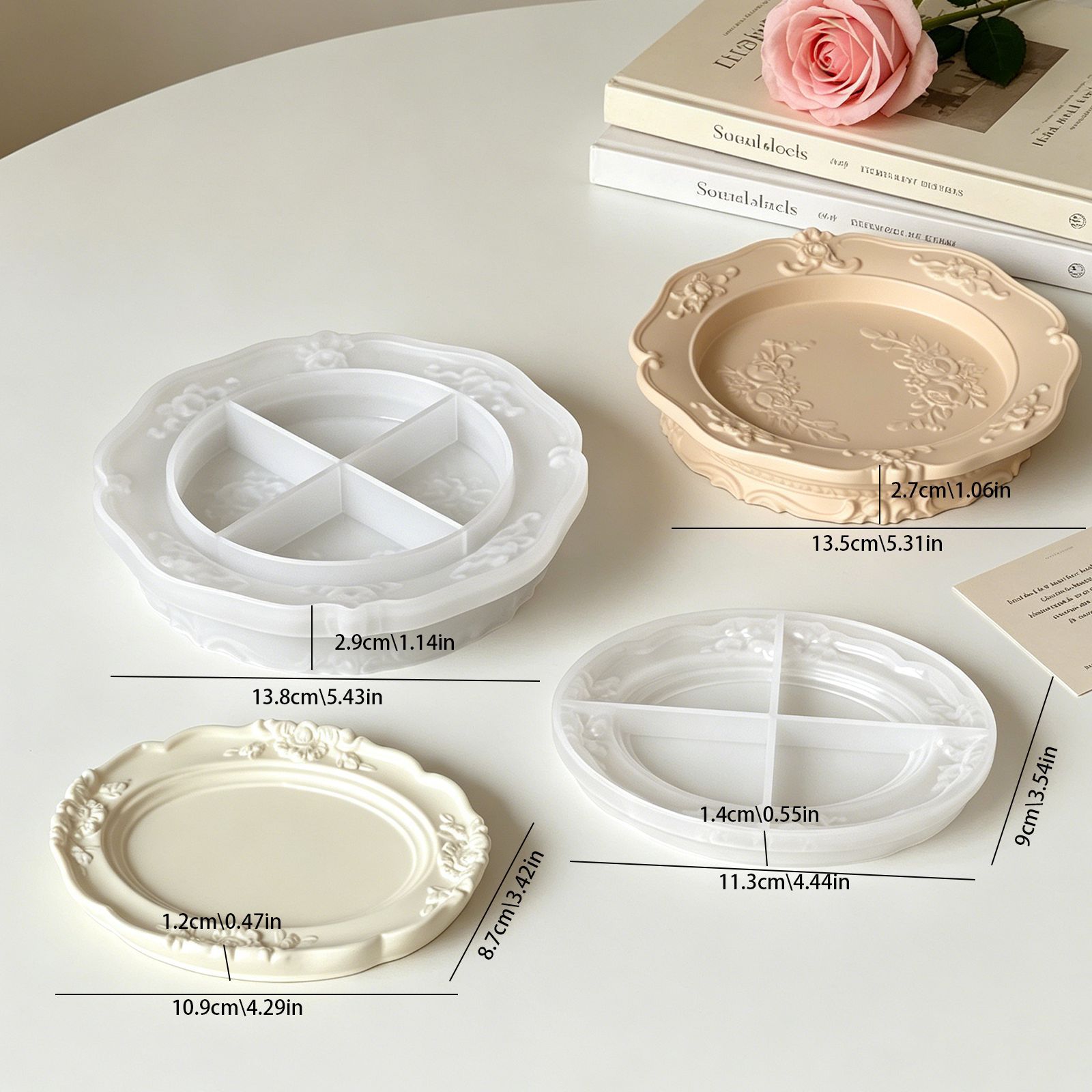 แม่พิมพ์ซิลิโคนลายลูกไม้บาโรกส - Soap Making Designs บทวิจารณ์และราคา
