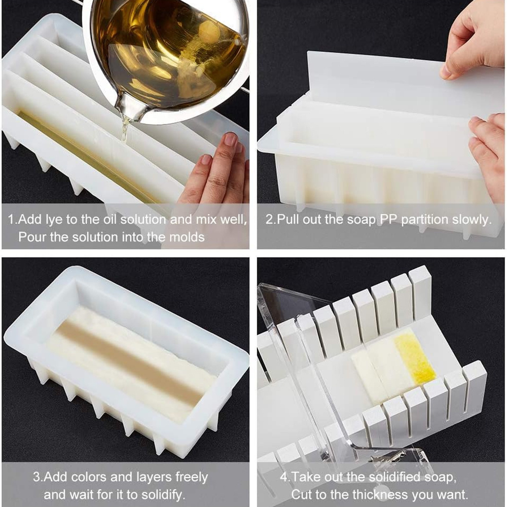 42oz ซิลิโคนสบู่แม่พิมพ์ 5 อะค - Soap Making Kit For Beginners บทวิจารณ์และราคา