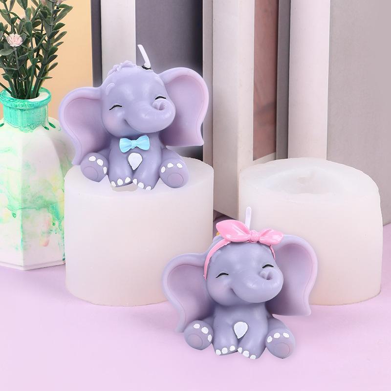 แม่พิมพ์เทียนซิลิโคนรูปช้าง 3  - Soap Making Designs บทวิจารณ์และราคา