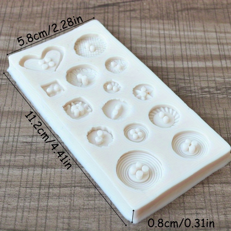แม่พิมพ์ซิลิโคนรูปทรงกระดุม แม - Soap Making Designs บทวิจารณ์และราคา