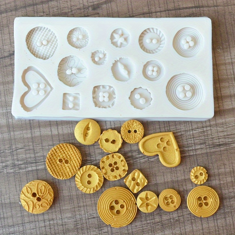 แม่พิมพ์ซิลิโคนรูปทรงกระดุม แม - Soap Making Designs บทวิจารณ์และราคา