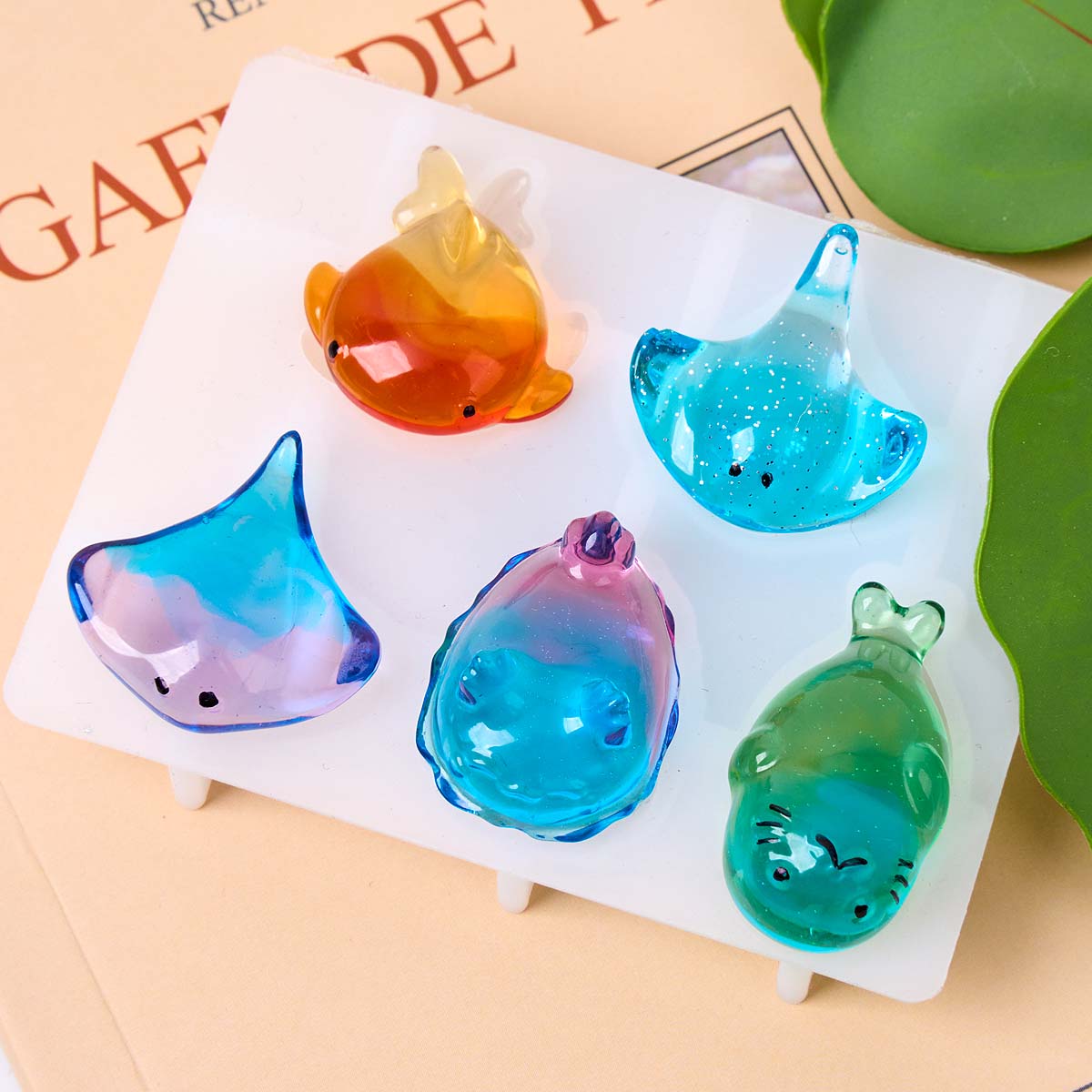แม่พิมพ์ซิลิโคนรูปปลากระเบน 3  - Soap Making Designs บทวิจารณ์และราคา