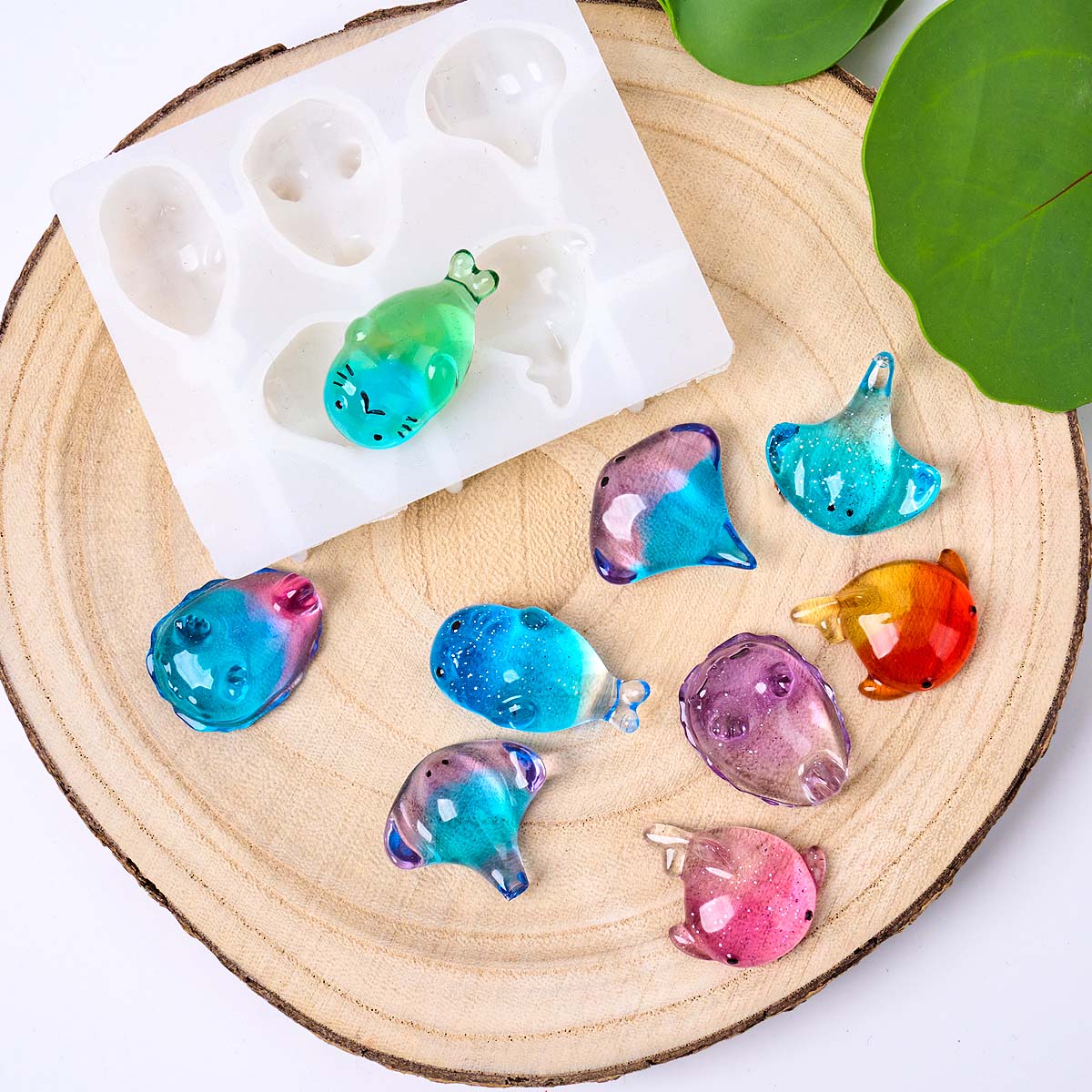 แม่พิมพ์ซิลิโคนรูปปลากระเบน 3  - Soap Making Designs บทวิจารณ์และราคา
