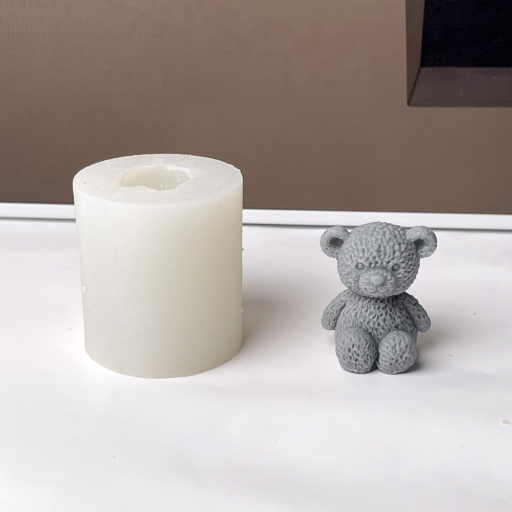 3D น่ารักหมีเทียนทําแม่พิมพ์ M - Soap Making Additives บทวิจารณ์และราคา