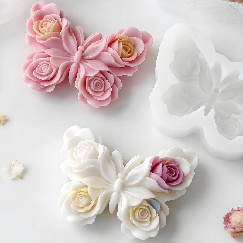 แม่พิมพ์ซิลิโคนรูปผีเสื้อกุหลา - Soap Making Designs บทวิจารณ์และราคา