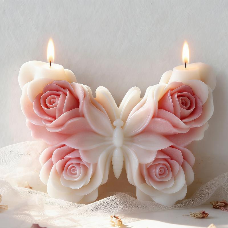 แม่พิมพ์ซิลิโคนรูปผีเสื้อกุหลา - Soap Making Designs บทวิจารณ์และราคา