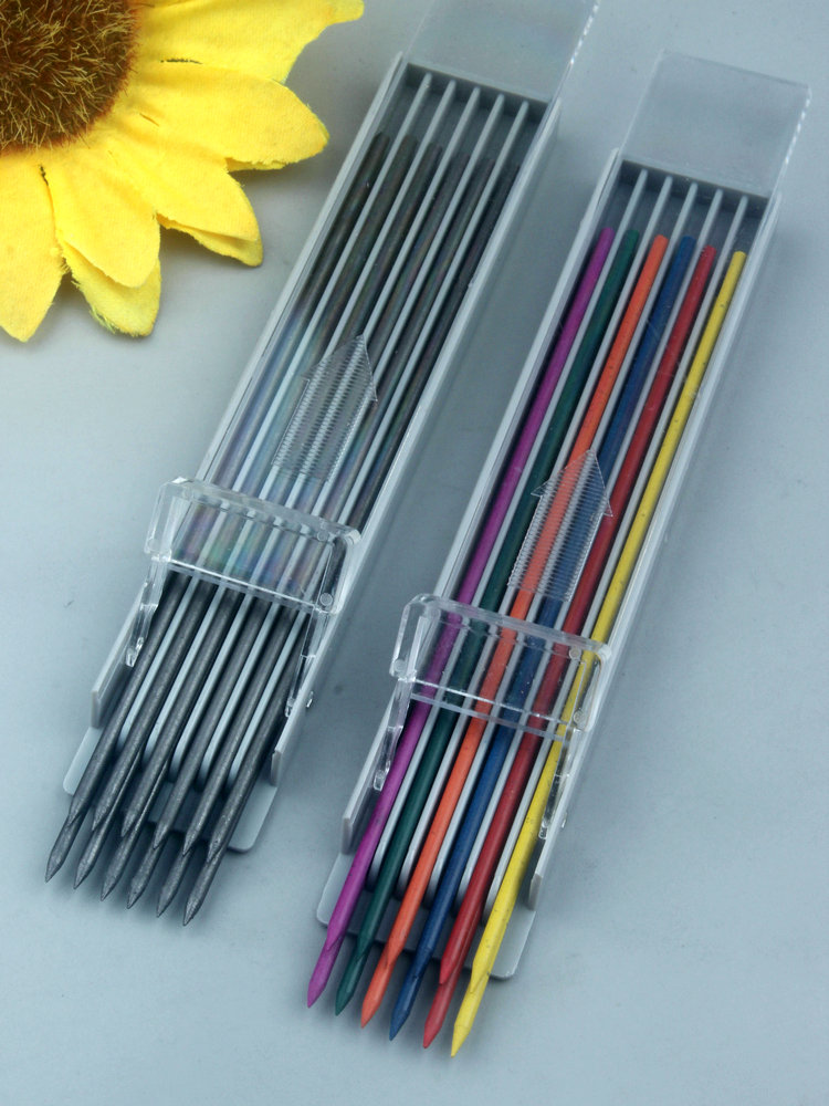 แกนดินสอหนา สีวาดอัตโนมัติ แกน - Staedtler Pencil Lumocolor บทวิจารณ์และราคา